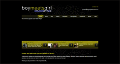 Desktop Screenshot of boymeetsgirlmusic.com