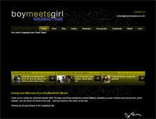 Tablet Screenshot of boymeetsgirlmusic.com